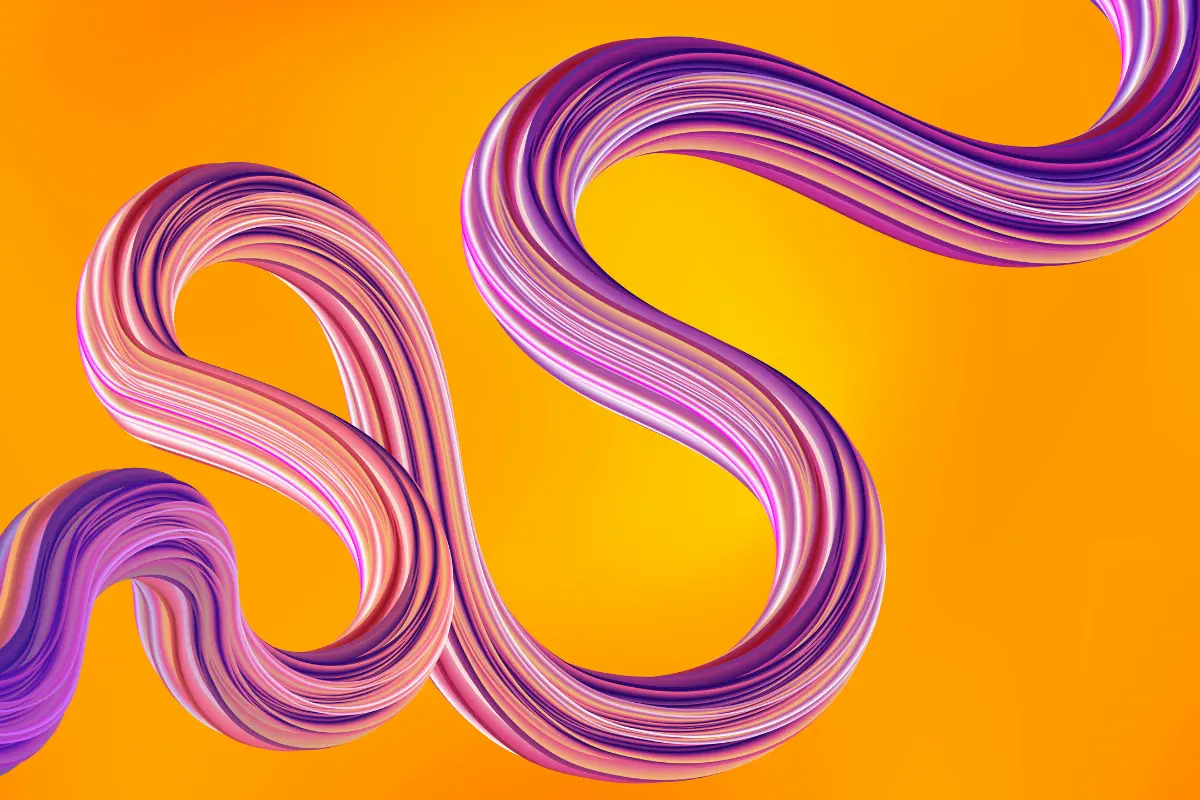 Vibrant abstract background showcasing wavy lines in various colors, evoking a sense of fluidity and creativity.