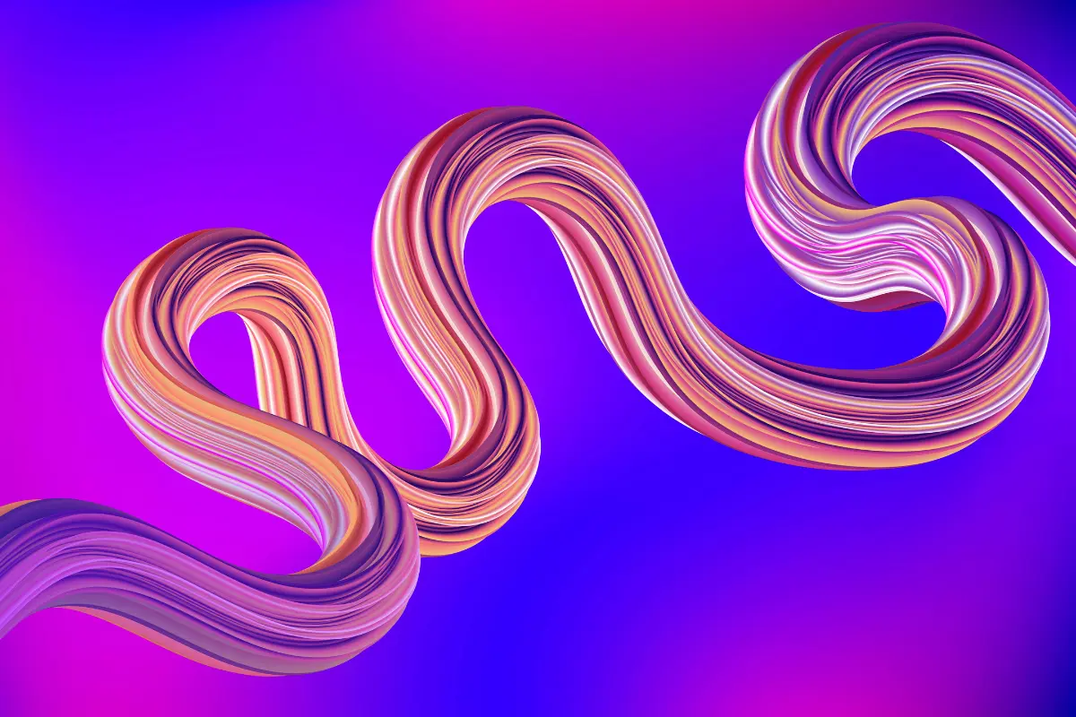 An abstract background with undulating lines, presenting a harmonious interplay of shapes and colors.