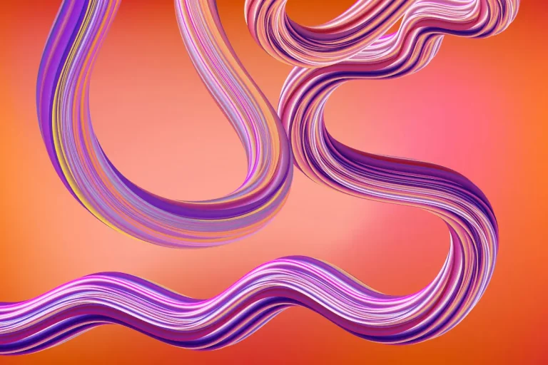 Abstract background featuring wavy lines in various colors, creating a dynamic and fluid visual effect.