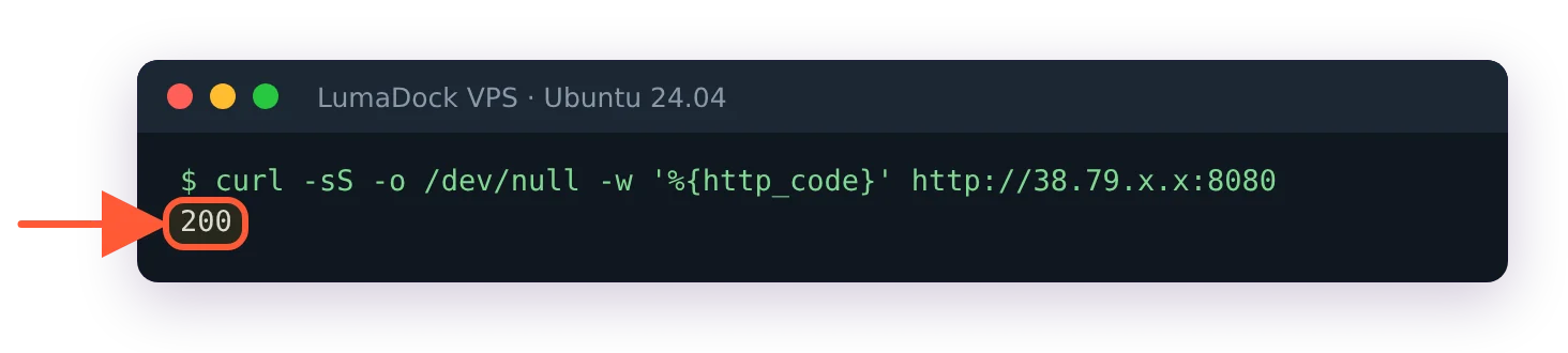 curl from another machine to port 8080 returns 200 although ufw never allowed 8080