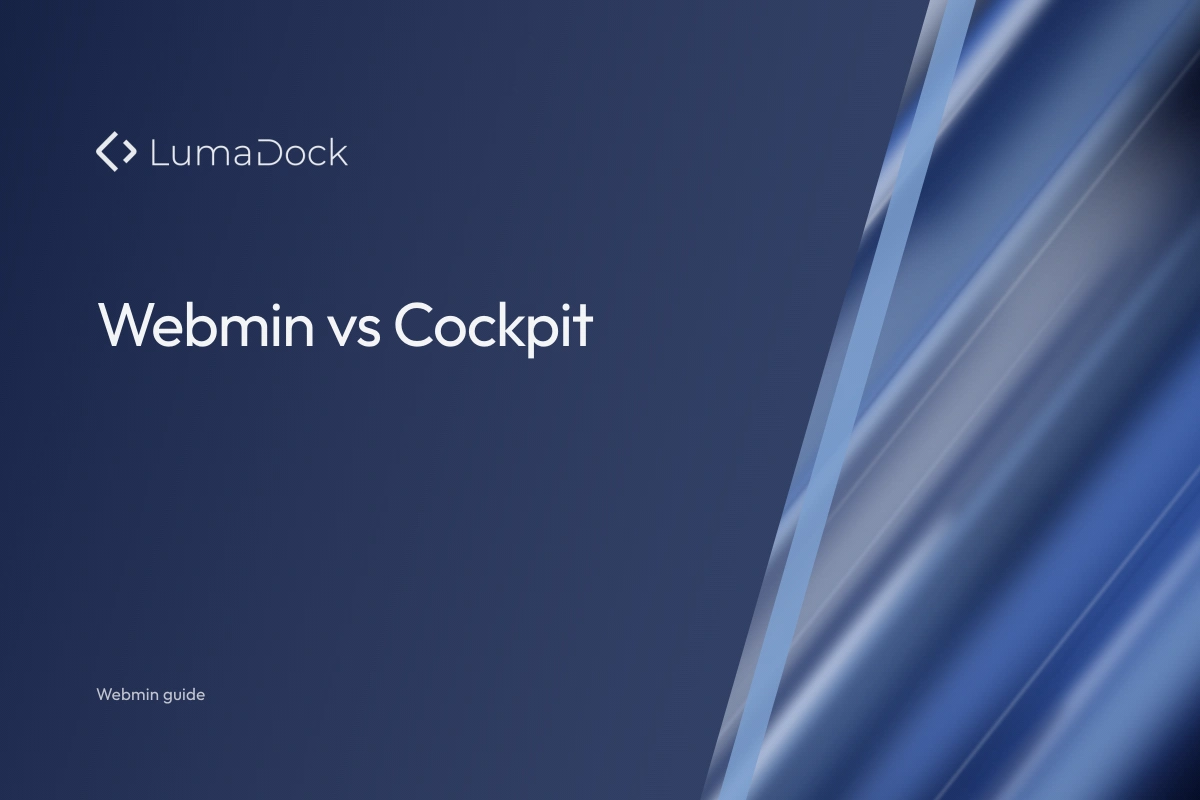 Webmin vs Cockpit compared for Linux servers - Webmin vs Cockpit compared for Linux servers